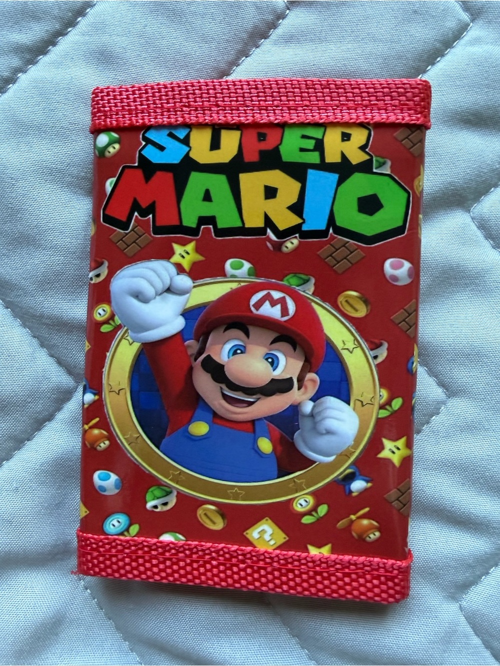 New Nintendo Kids Character trifold velcro Wallet
